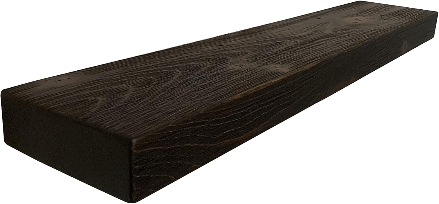joelsantiques - 42 Inch Wooden Floating Shelves for Wall - 42x6x2 in - Made of Natural Wood - Long