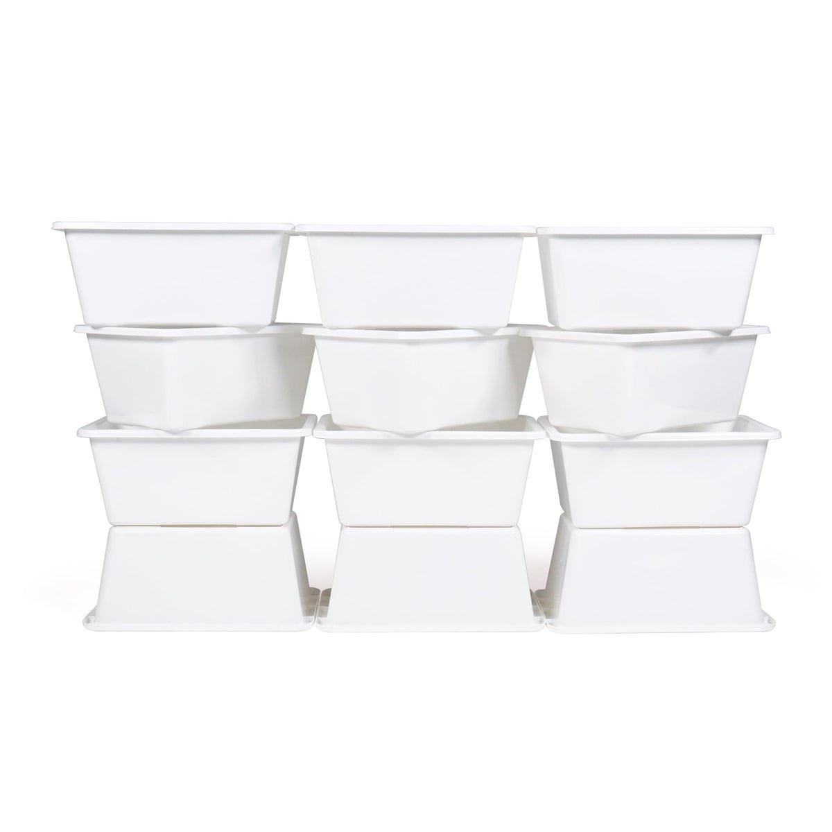 Humble Crew Plastic Storage Bins for Kids, Small Removable Toy Organizer
