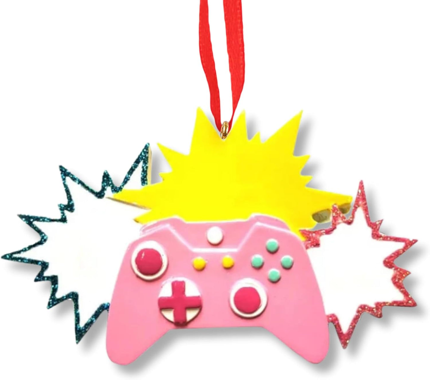 Ornaments by Elves - Christmas Ornaments Personalized New Video Girl Gamer Ornament Pink Video Game