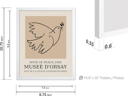 Poster Master Vintage Poster - Retro Minimalist Print - Gift for Artist, Friend - Dove Of Peace