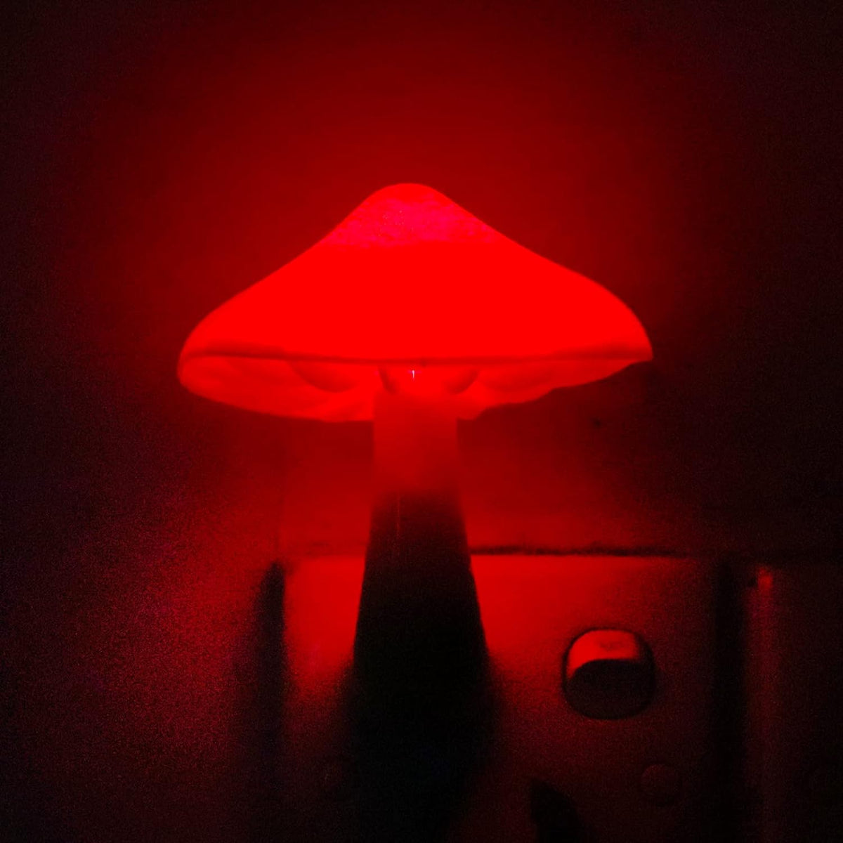 2 Pcs LED Night Light Plug in Nightlight Wall Lamp, Mushroom Night Light Mini Magic Night Lights
