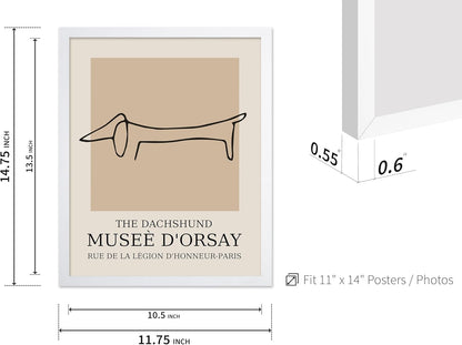 Poster Master Vintage Poster - Retro Minimalist Print - Gift for Artist, Housewarming - Dachshund