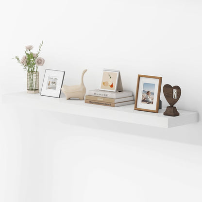 48 Inches Floating Shelves for Wall, 9.3" Deep Long Floating Shelves Set of 1, Large Display &