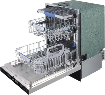 Large Capacity 24 inch Top Control Built-In Dishwasher with Third Rack ??ENERGY STAR Certified