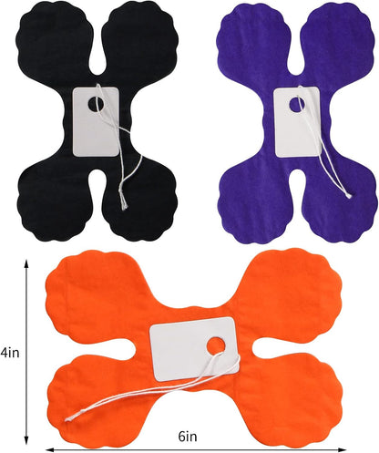 Black-Orange Purple Halloween Party-Decorations Streamers-Garland - 12pcs 4-Leaf Clover Paper
