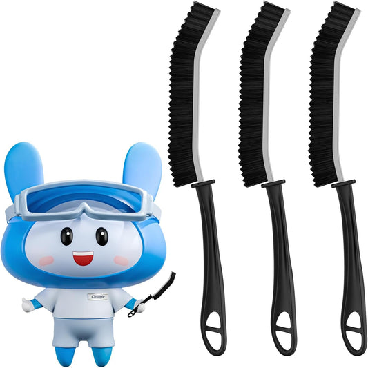 Crevice Cleaning Brushes, Serrated Cleaner Scrub Brush Tool for Hard to Reach Tight Space, Home