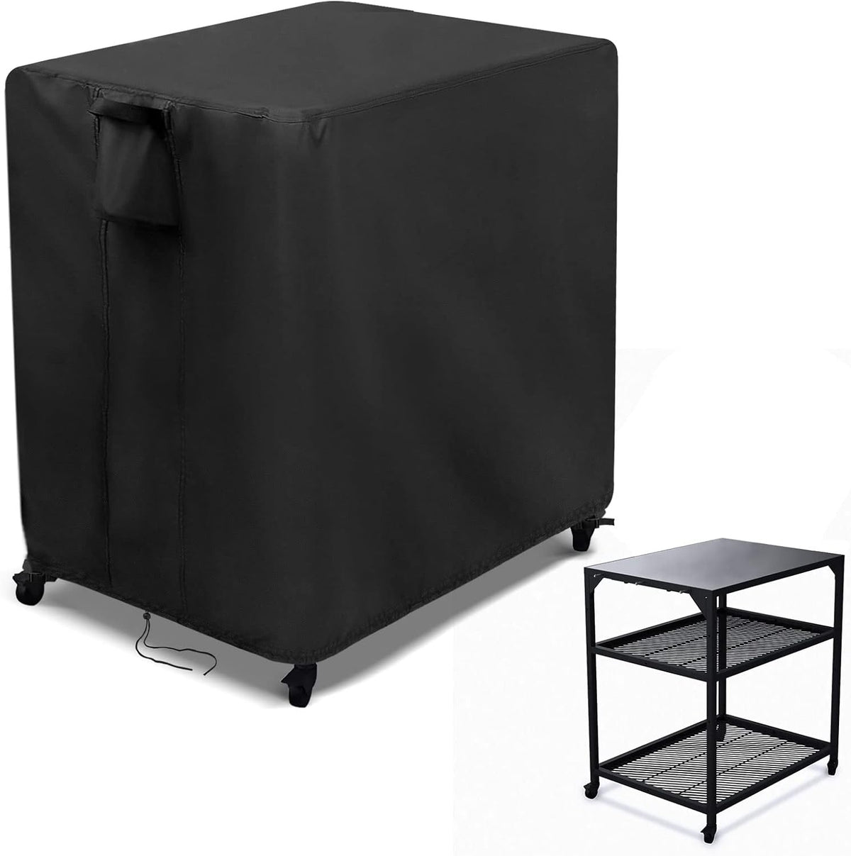 Kingling Outdoor Pizza Oven Table Cover for Ooni Medium Table, Waterproof Outdoor Grill Prep Table