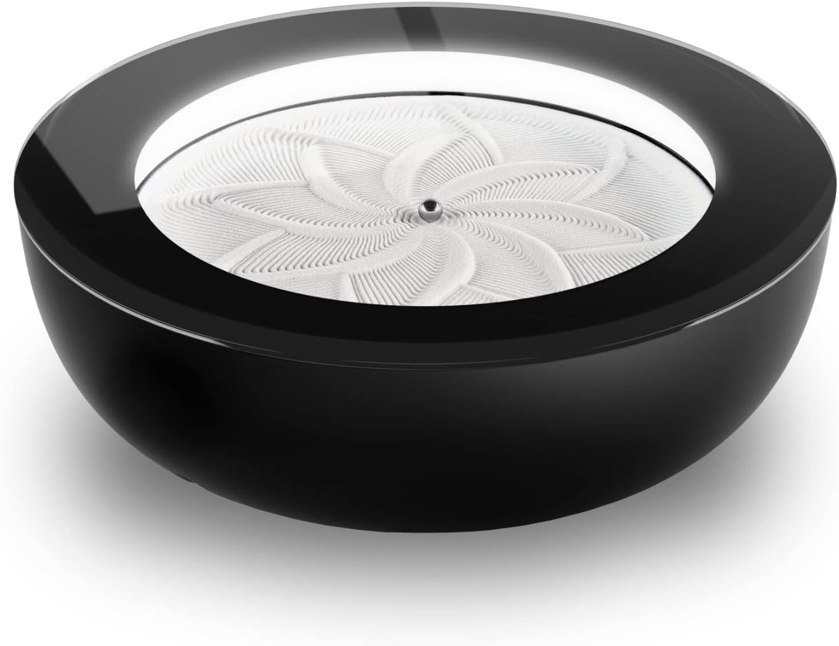 Homedics Drift Sandscape, Perpetual Motion Machine, Zen Garden, Meditation Accessories, Decorative