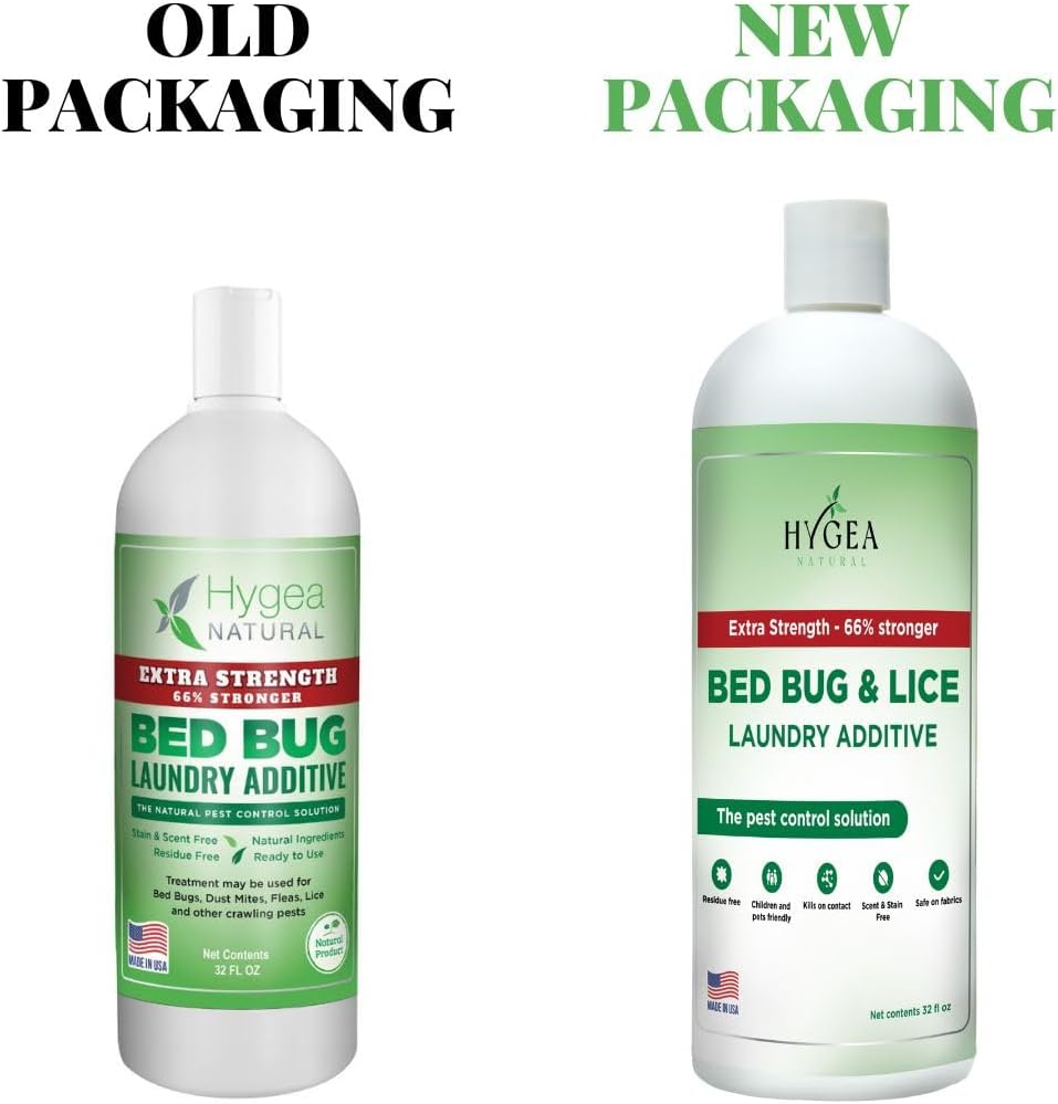Lice & Bed Bug Extra Strength Laundry Additive - Environmentally Responsible, Odorless & Stain-Free