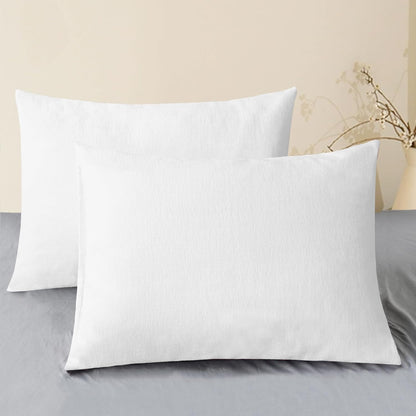 CaliTime Throw Pillow Covers Decorative 20 X 26 Inches Pack of 2 Cozy Chenille Standard Pillow