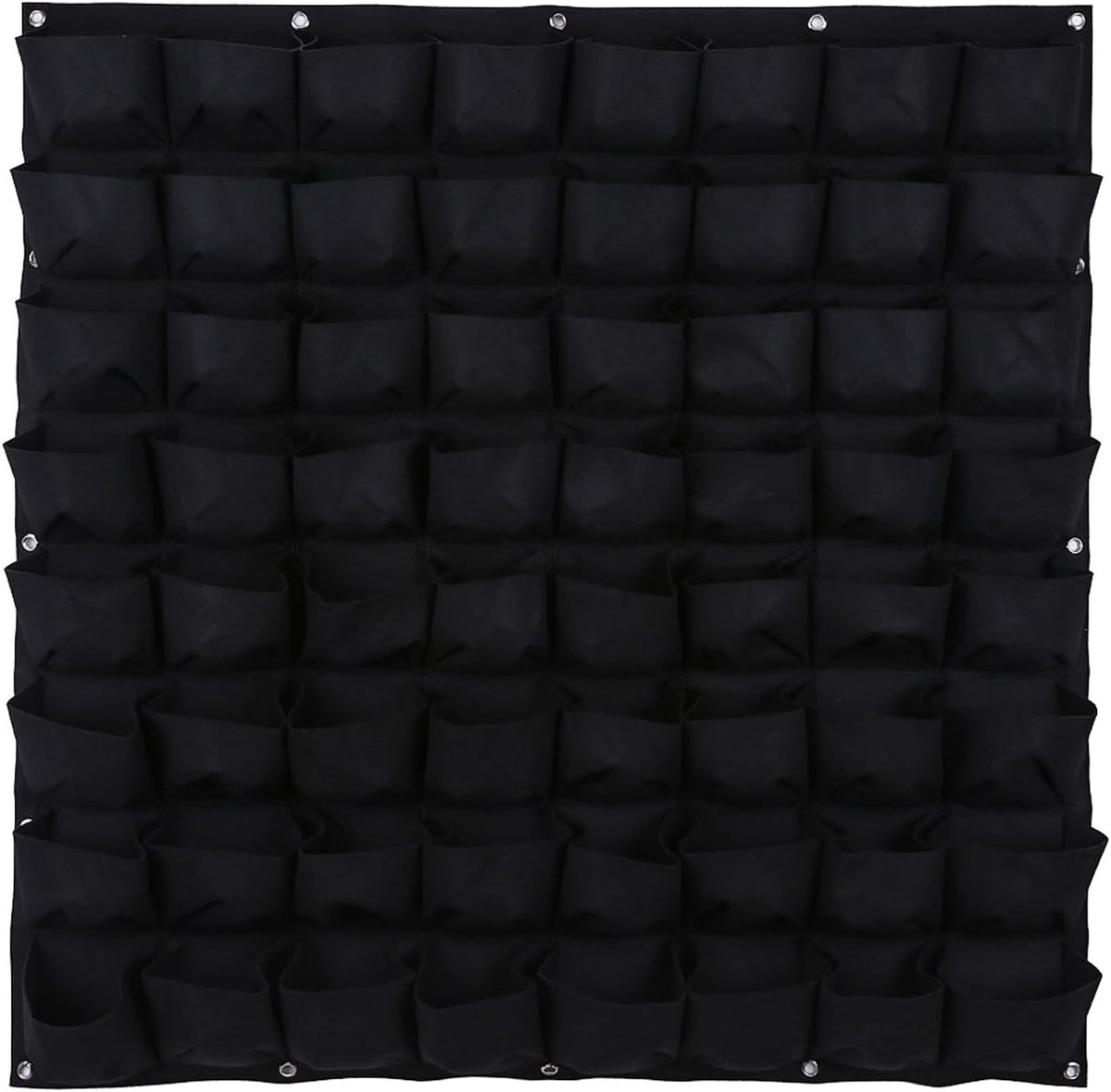 Ogrmar 64 Pockets Vertical Wall Garden Planter Plant Grow Bag for Flower Vegetable for