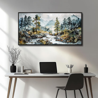 PHAOHUAXM Large Wall Art For Bedroom Wall Decor For Living Room Office Home Decoration Rivulet View