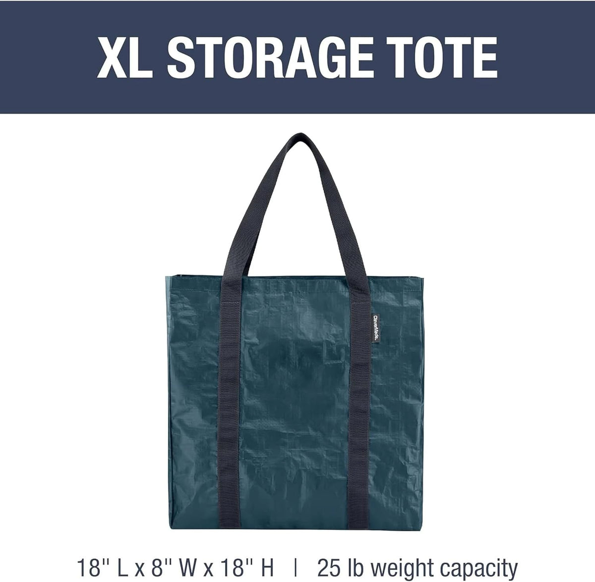 CleverMade Under Bed Storage Bag - Collapsible Storage for Shoes and Clothes Easy Use - Heavy Duty