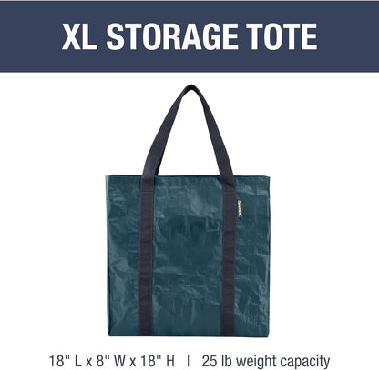 CleverMade Under Bed Storage Bag - Collapsible Storage for Shoes and Clothes Easy Use - Heavy Duty