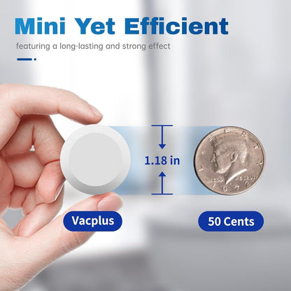 Vacplus Toilet Bowl Cleaner Tablets 40 PACK, Automatic Cleaners with Bleach, Slow-Releasing Toilet