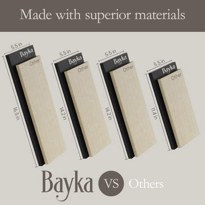 BAYKA Floating Shelves for Bedroom Decor, Wall Shelves for Storage, Wall Mounted Rustic Wood