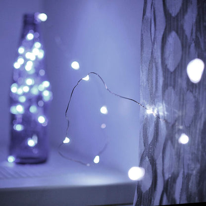 Led Fairy Lights Battery Operated, 4 Packs Mini Battery Powered Copper Wire Starry Fairy Lights for