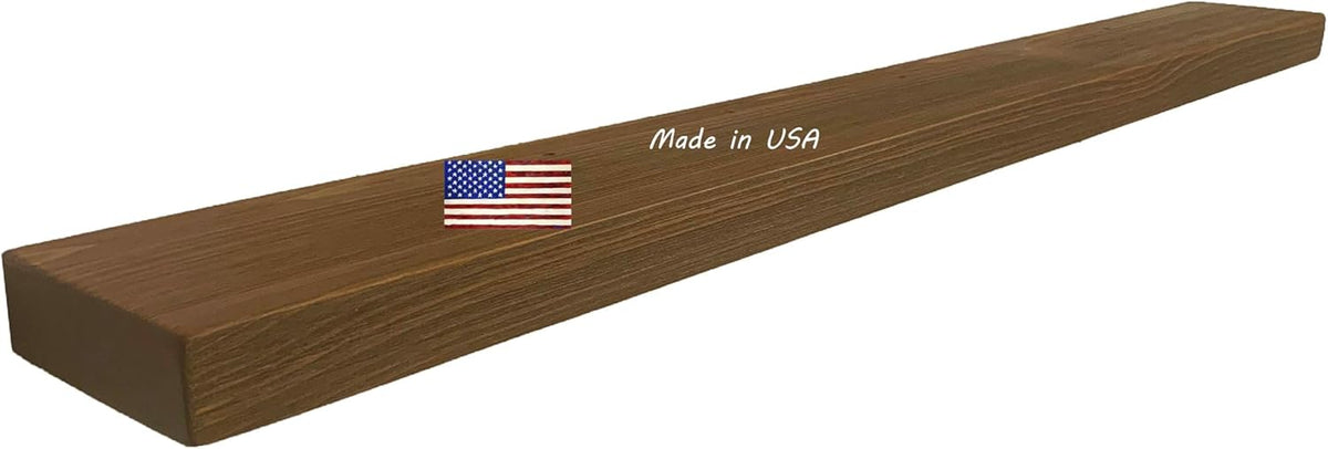 joelsantiques 72 Inch Wooden Floating Shelves for Wall - 72x6x2 in - Made of Natural Wood - Long
