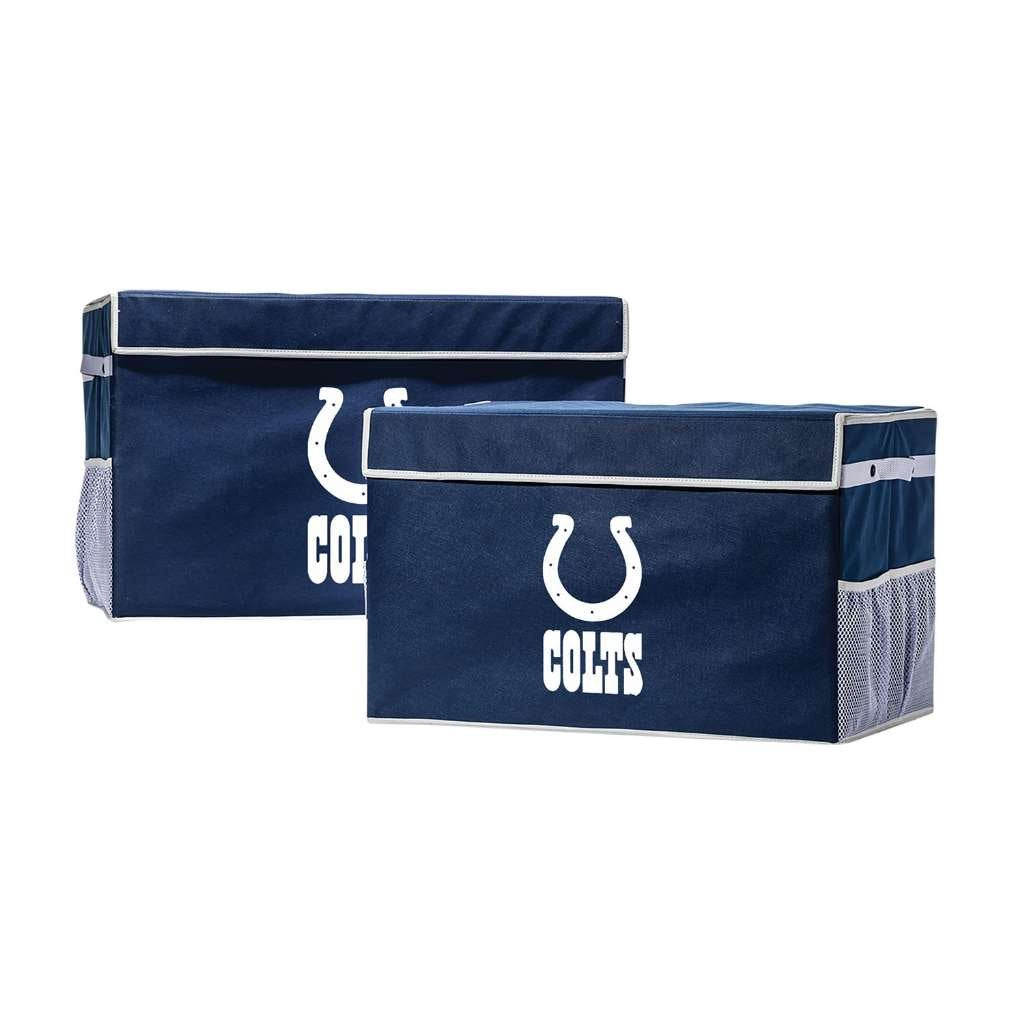 NFL Indianapolis Colts NFL Team Licensed Collapsible Storage Footlocker Bin Smallnfl Team Licensed