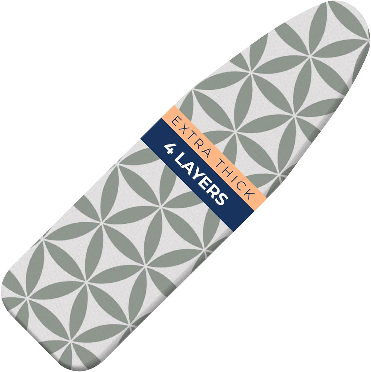 Ironing Board Cover and Pad Extra Thick Heavy Duty Padded 4 Layers Non Stick Scorch and Stain