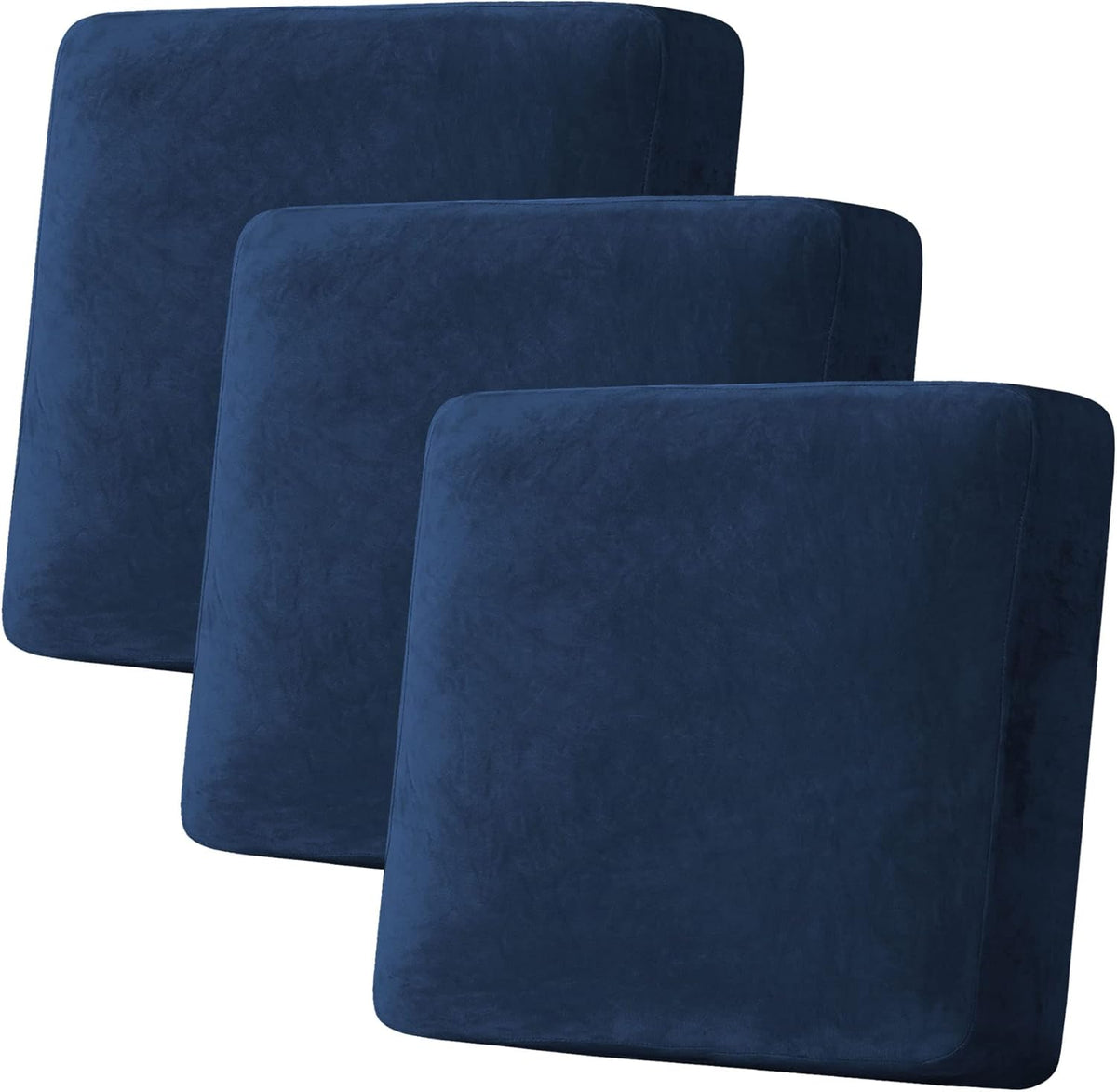 H.VERSAILTEX Velvet Stretch Couch Cushion Cover Plush Cushion Slipcover for Chair Loveseat Sofa