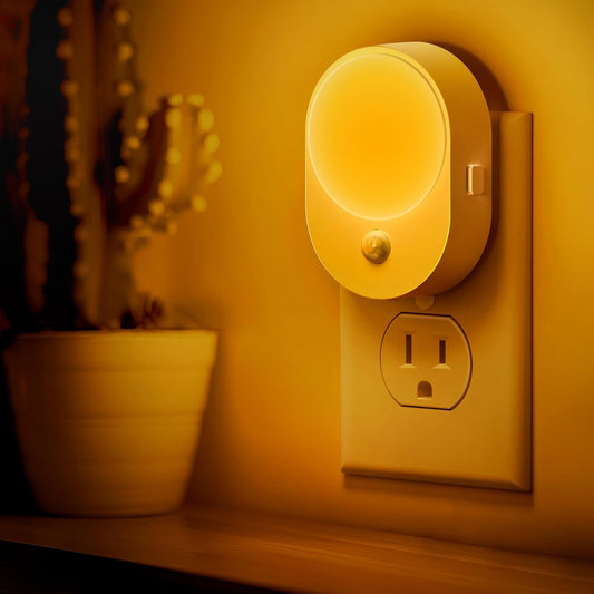 L LOHAS LED Motion Sensor Night Light,[2-PACK] Night Lights Plug into Wall,Motion Sensor and Dusk