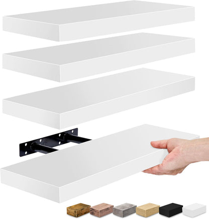 Sorbus Floating Shelves for Wall, Bathroom Shelves Wall Mounted for Kitchen, Bedroom, Living Room
