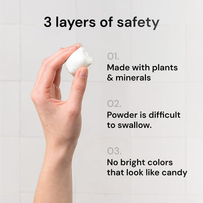 Grab Green 3-in-1 Laundry Detergent Pods, 60 Count, Fragrance Free, Plant and Mineral Based