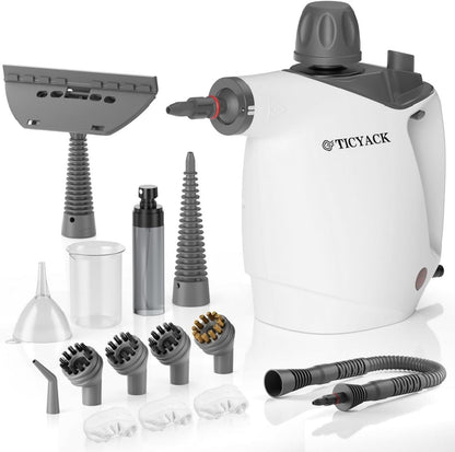 Handheld Steam Cleaner, Steam Cleaner with 16 PCS Accessory & Safety Lock, 500ML Large Capacity