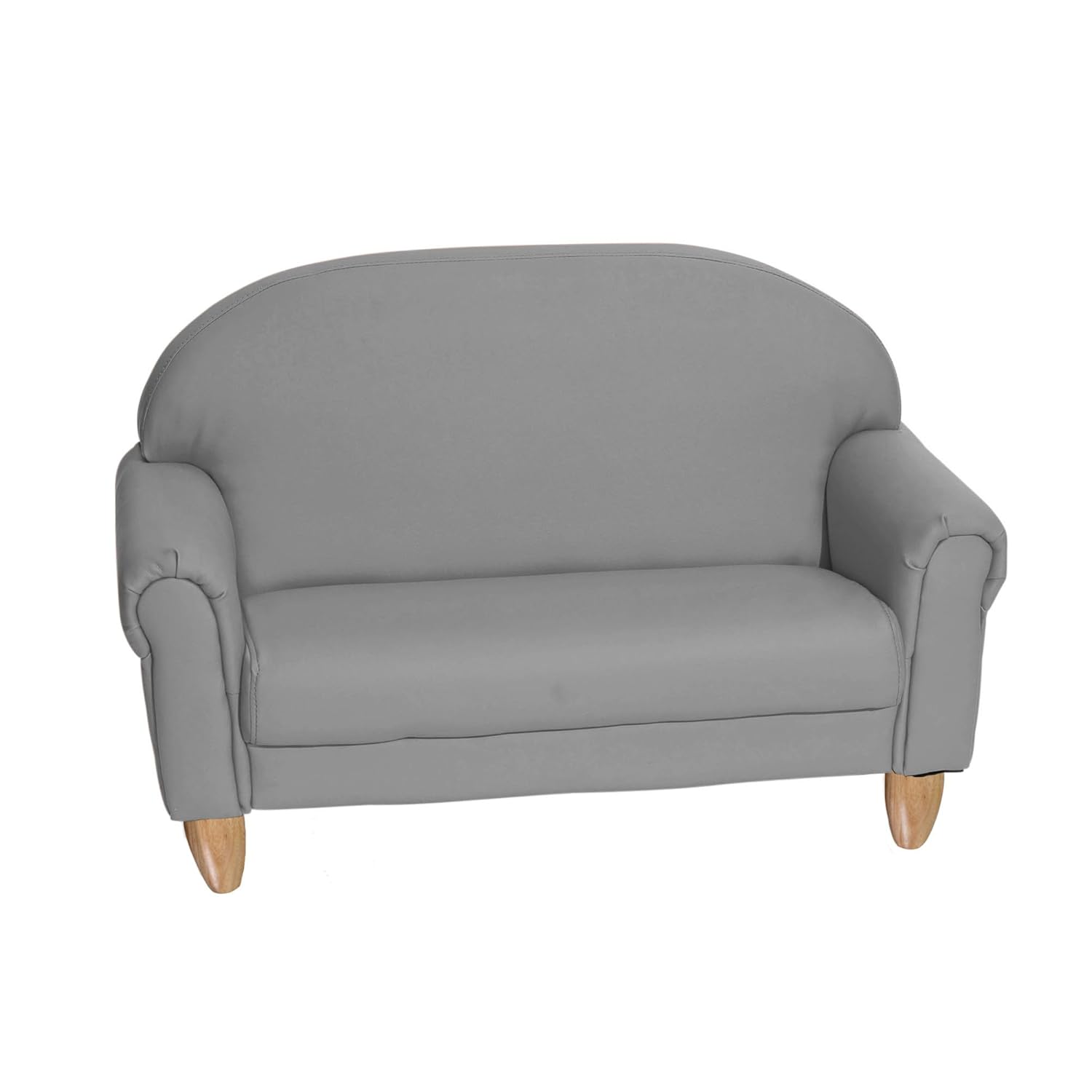 Children's Factory As We Grow Sofa, Gray, CF805-314, Playroom Couch, Daycare Furniture, Kids