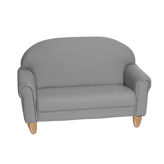 Children's Factory As We Grow Sofa, Gray, CF805-314, Playroom Couch, Daycare Furniture, Kids