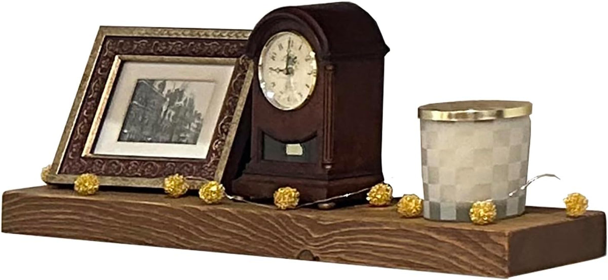 joelsantiques - 30 Inch Wooden Floating Shelves for Wall - 30x6x2 in - Made of Natural Wood - Long