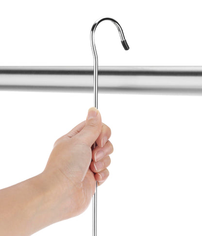 Whitmor Double Closet Rod - Heavy Duty Closet Organizer- Chrome