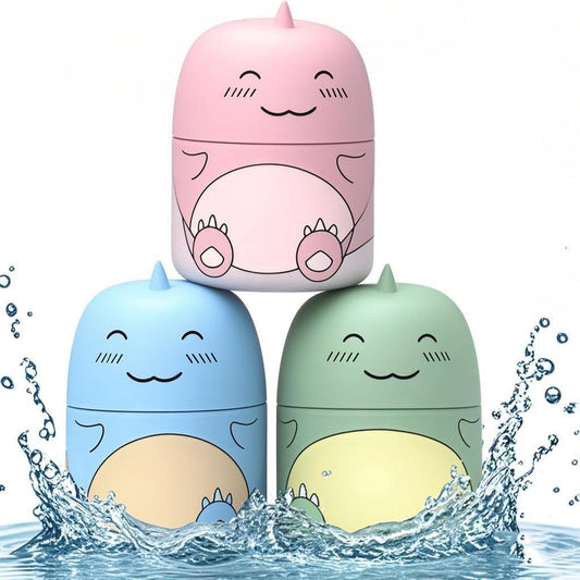 Cute Dinosaur-Shaped Toilet Bowl Cleaner Bottle, Bathroom Toilet Tank Cleaner with Ocean, Jasmine