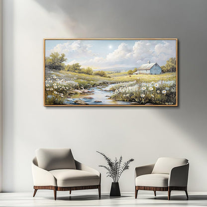 PHAOHUAXM Wall Art For Living Room Large Canvas Wall Decor For Bedroom Flower Watercolour Painting
