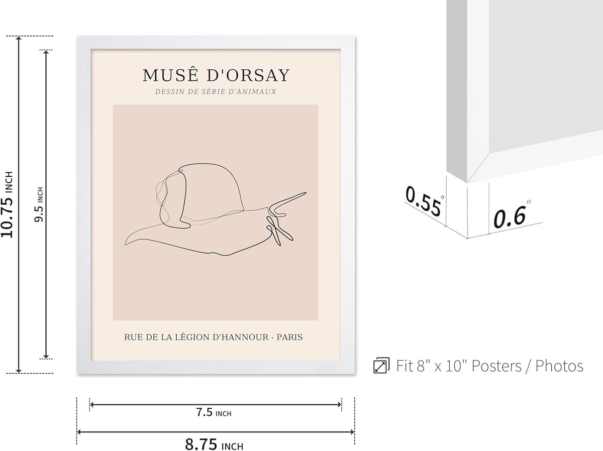 Poster Master Vintage Poster - Retro One Line Snail Drawing Print - Snail Line Art - Minimal Gift