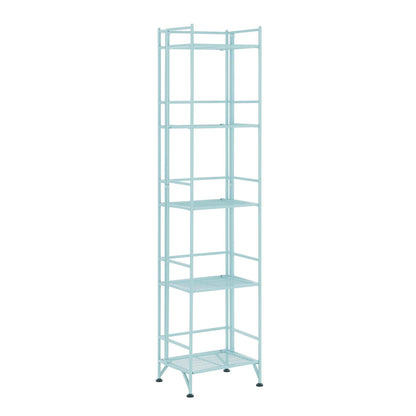 Convenience Concepts Xtra Storage Shelves - 5-Tier Folding Metal Storage Shelves, Closet Organizer