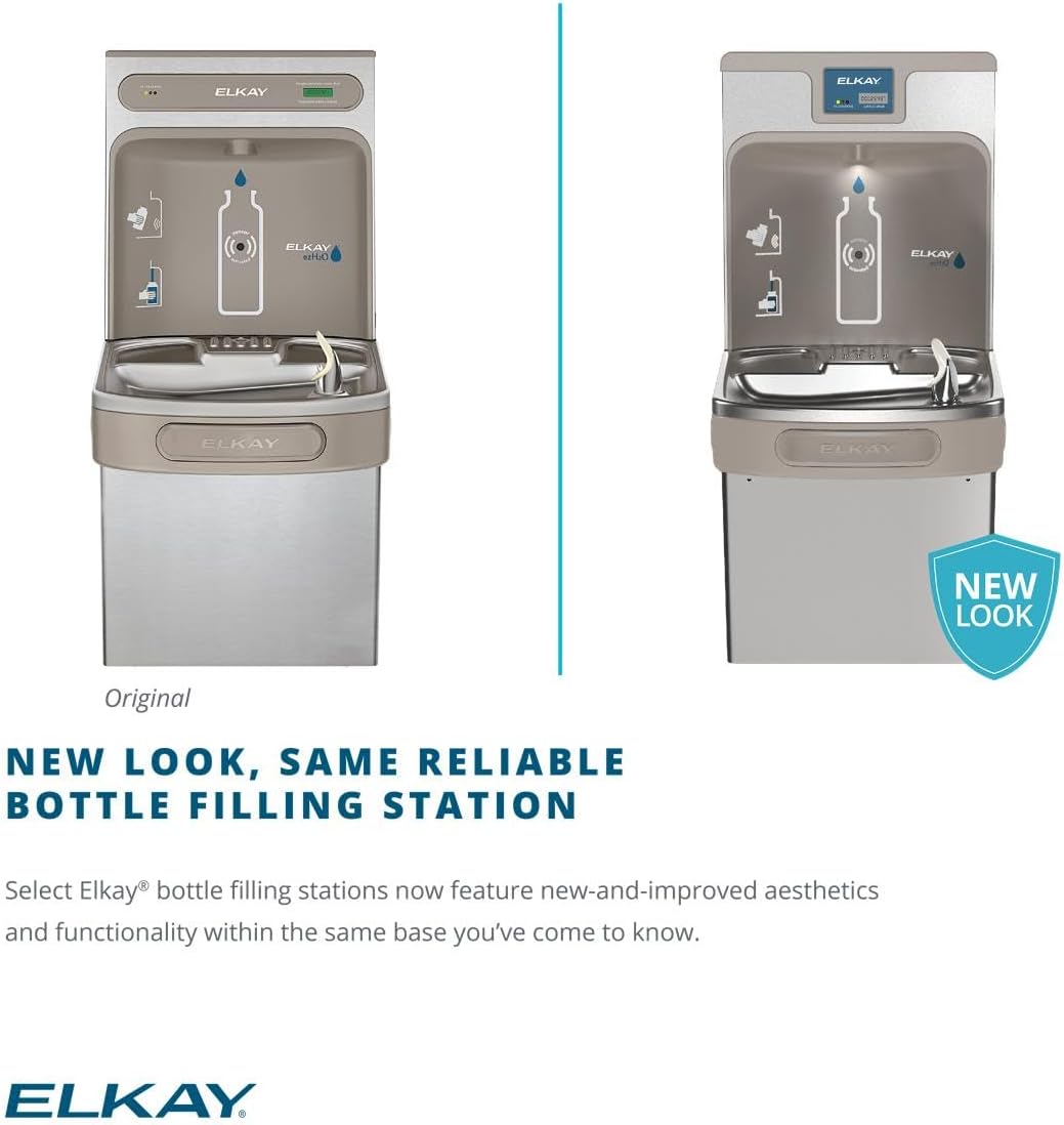 Elkay LZS8WSVRLK EZH2O Wall Mount Drinking Fountain and Bottle Filling Station with Vandal