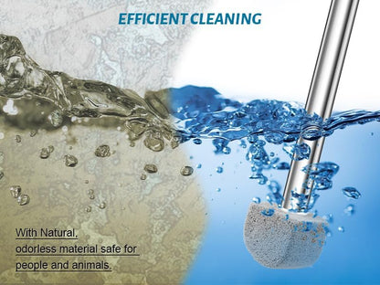 Pumice Stone Toilet Bowl Cleaner Toilet Deep Cleaning,Bathroom Cleaner Brush with Long Handle for