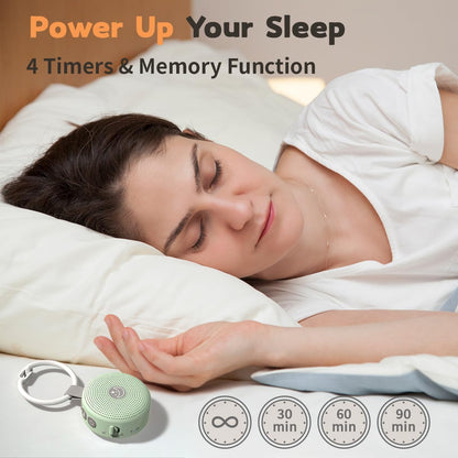 Sound Machine Mini Portable Baby White Noise Machine with 30 Soothing Sounds for Kids Adults