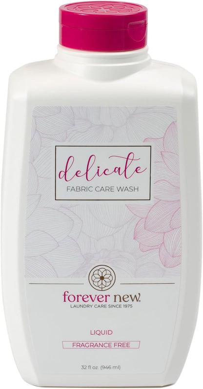 FOREVER NEW Liquid Laundry Detergent - Fabric Care Wash - Unscented, 32 Fl Oz