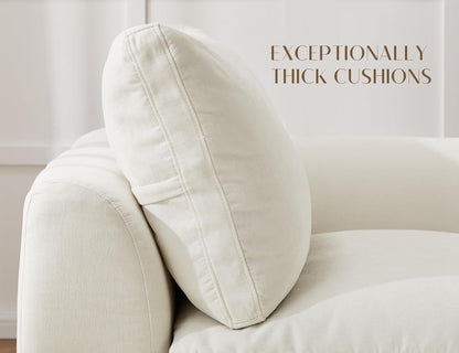 78.9" Loveseat Sofa, Cloud Boneless Couches for Living Room, Modern Modular Sectional Sofa