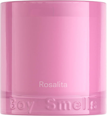 Boy Smells Rosalita Rose Scented Candle - 8.5 oz - Luxury Candle with Leather and Tangerine - Up to