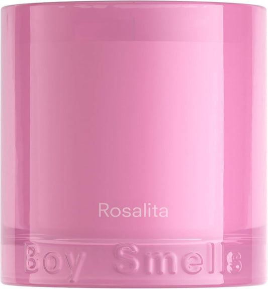 Boy Smells Rosalita Rose Scented Candle - 8.5 oz - Luxury Candle with Leather and Tangerine - Up to
