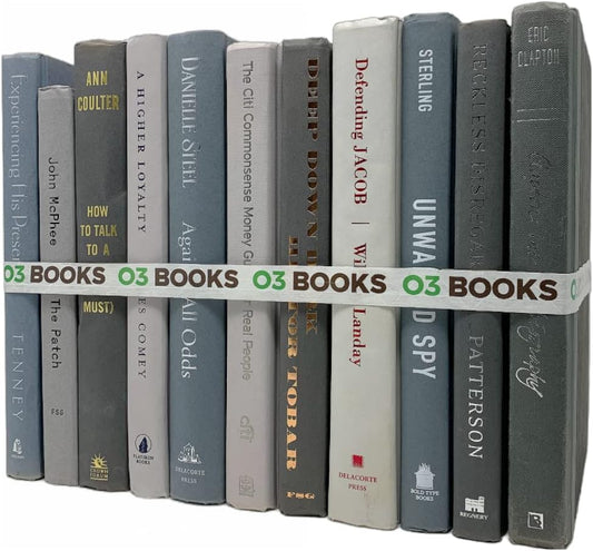 Curated Decorative Books Hardcover Décor Books for Home Décor, Choose Color, Interior Design