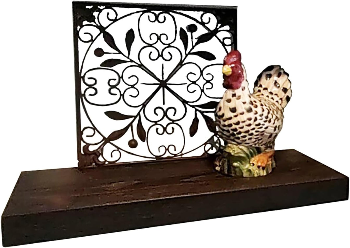 Joel's Antiques 30 Inch Wooden Floating Shelves for Wall - 30x12x2 in - Made of Natural Wood - Long