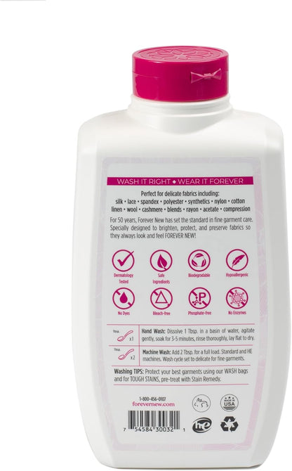 FOREVER NEW Liquid Laundry Detergent – Nontoxic Hypoallergenic Laundry Soap, Safe for Colors &