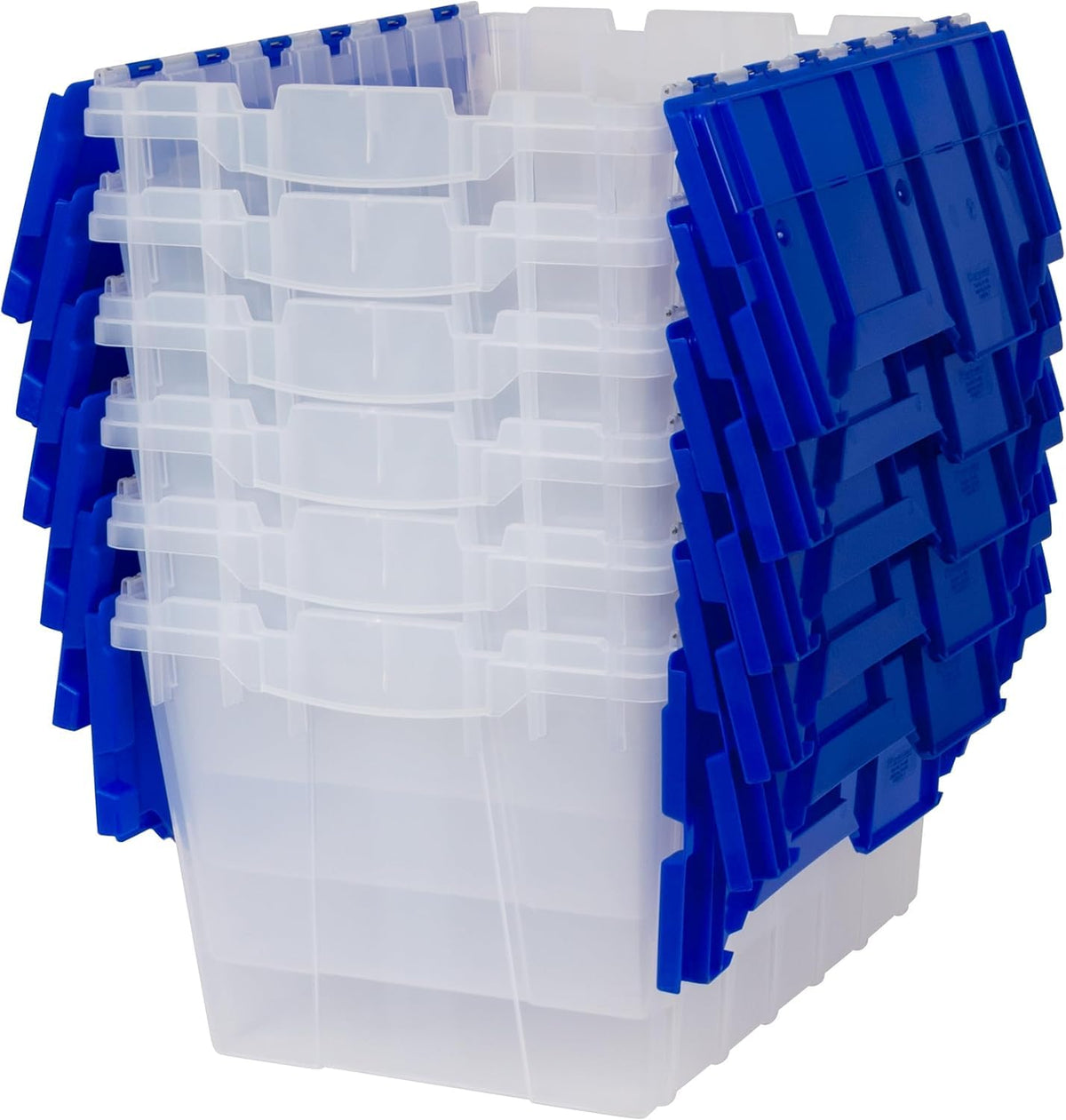 Akro-Mils KeepBox 12 Gallon Storage Container, Nesting and Stackable Plastic Storage Box with Lid