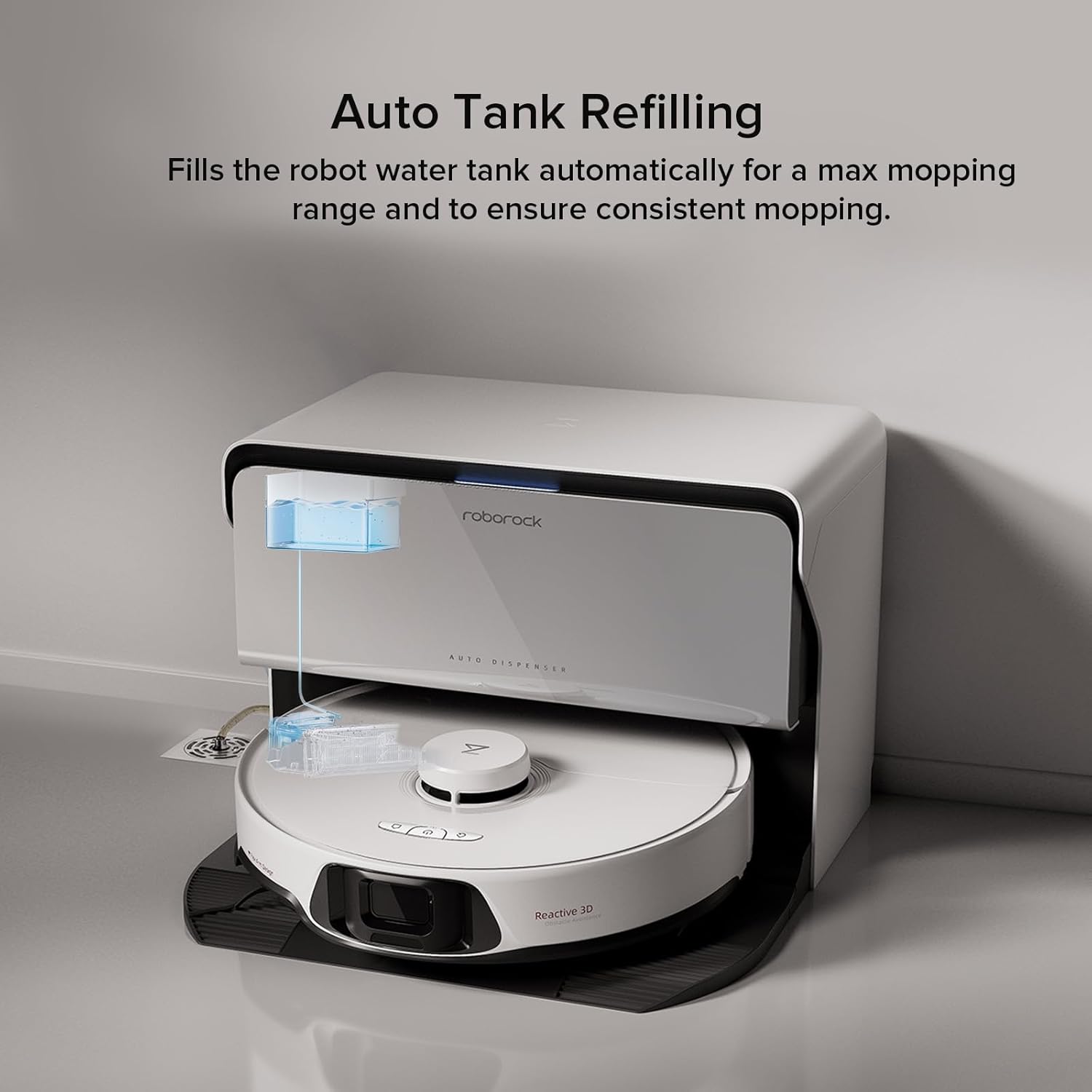 roborock S8 Max Ultra with Auto Water Refilling and Drainage System Robot Vacuum and Mop, FlexiArm