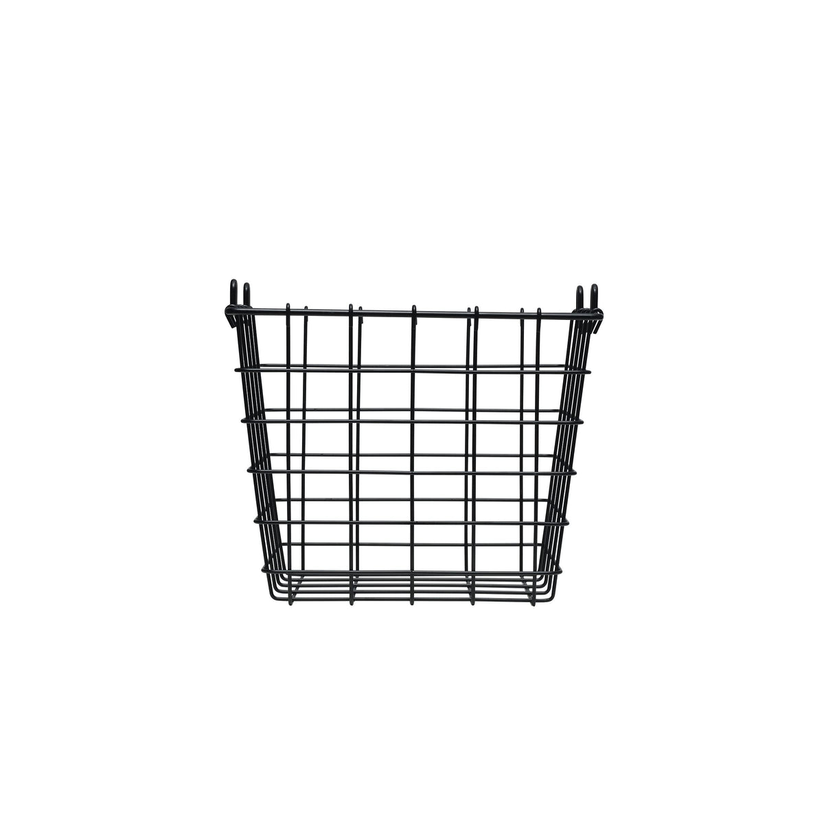 Gourmet Basics by Mikasa 3-Tier Wire Market Basket, Antique Black Metal Kitchen Counter Organizer